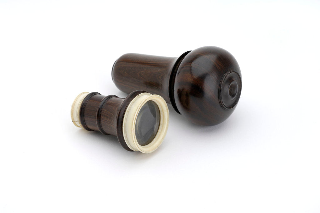 Detail of Spyglass telescope by unknown