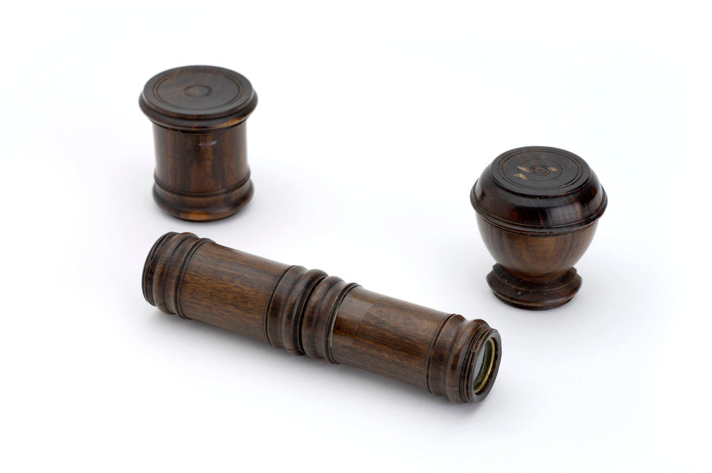 Detail of Spyglass telescope by unknown