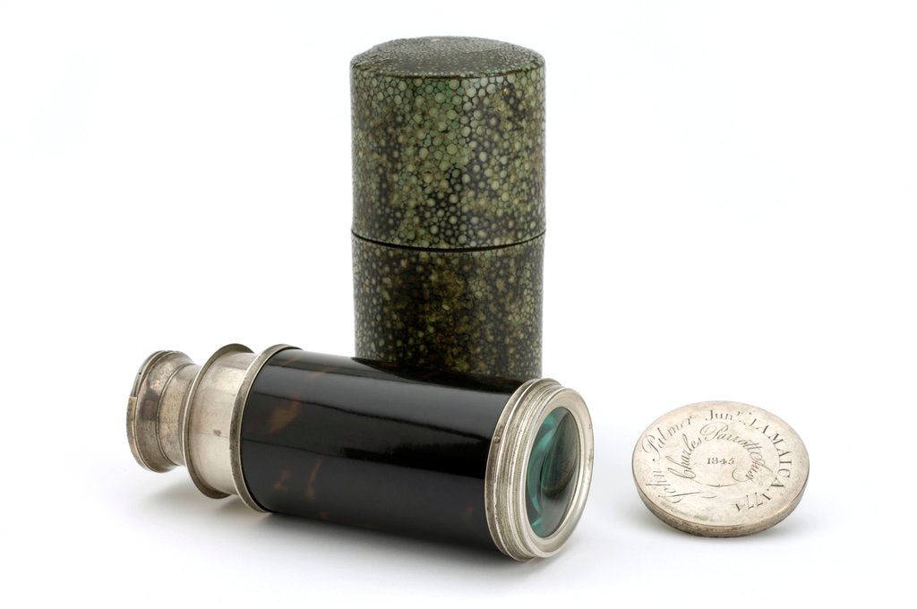 Detail of Pocket telescope with case by Nairne & Blunt
