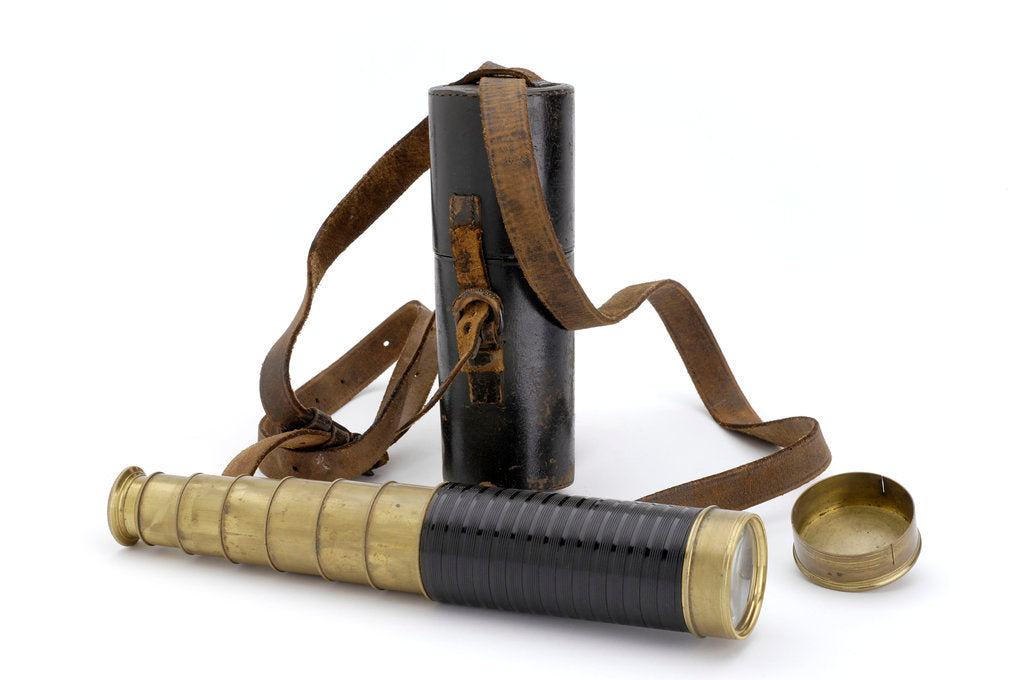 Detail of Pocket telescope with case by William & Frederick Newton