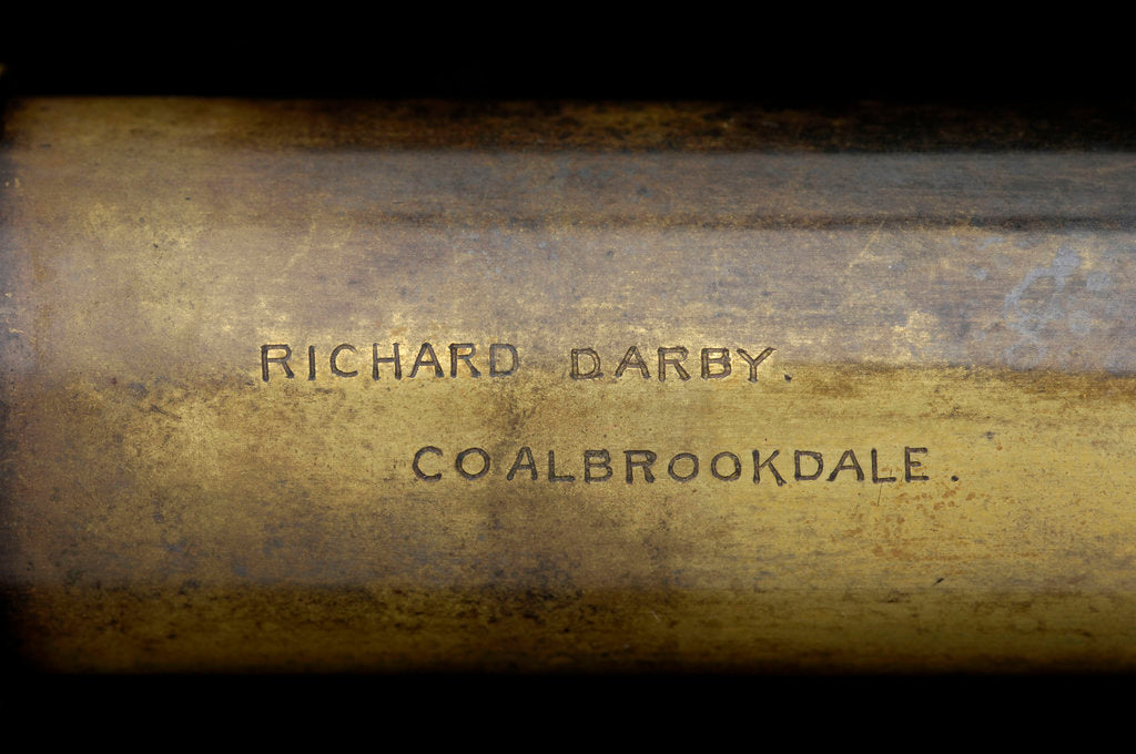 Detail of Pocket telescope - draw tube inscription by W. Callaghan