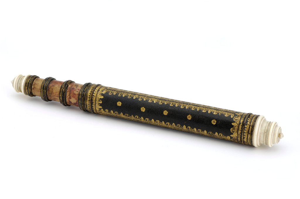 Detail of Pocket telescope by Franciscus Sansedonius