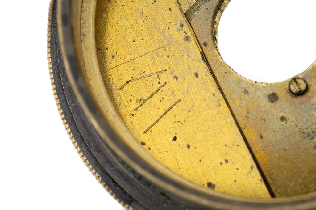 Detail of Pocket telescope - inscription by Adie & Son