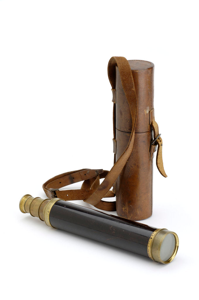 Detail of Pocket telescope with case by Dollond