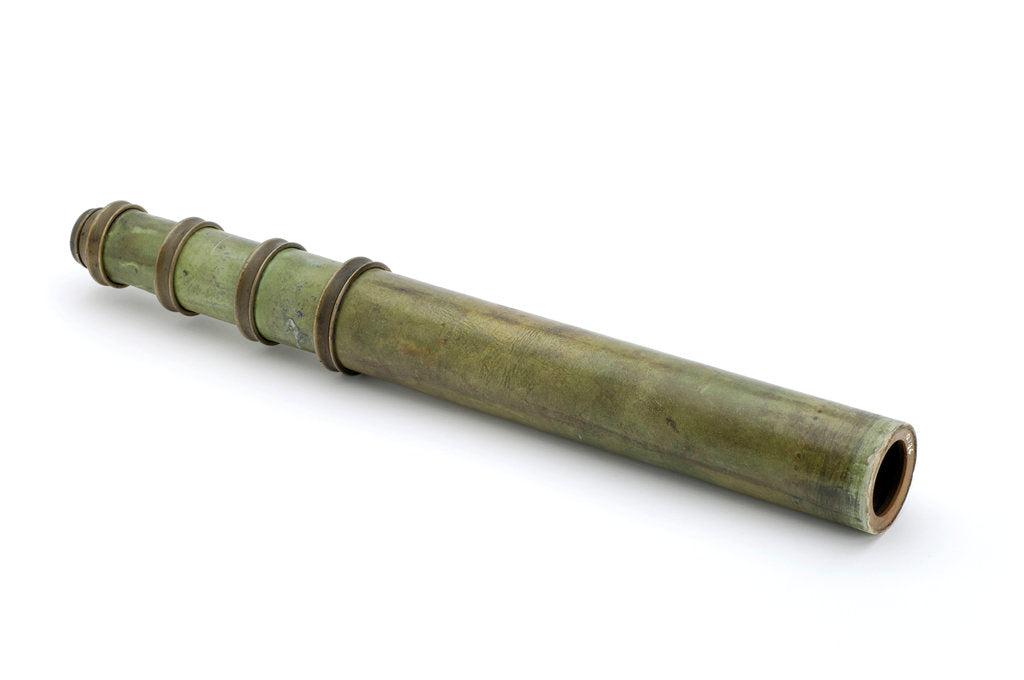 Detail of Portable telescope by unknown
