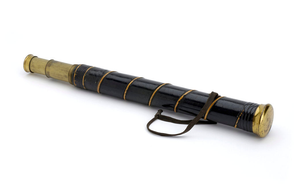 Detail of Walking stick telescope by unknown