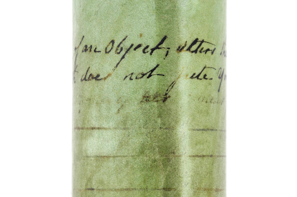 Detail of Pocket telescope - inscription by John Cuff