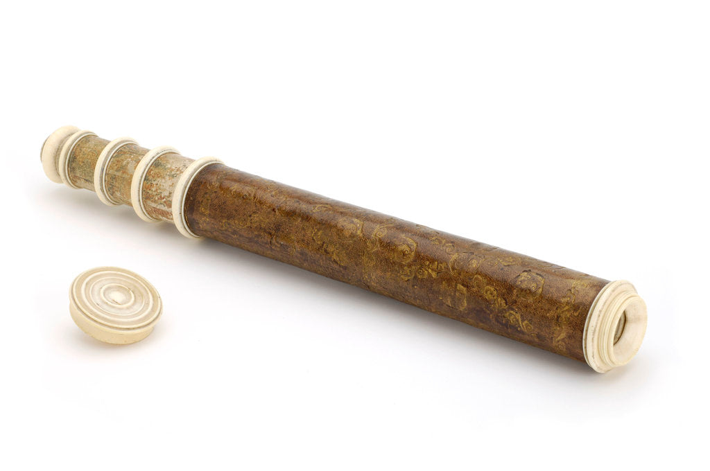 Detail of Portable telescope by unknown