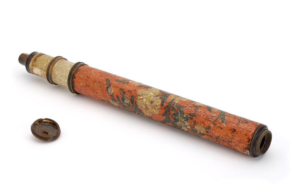 Detail of Portable telescope by unknown