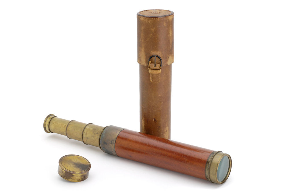 Detail of Portable telescope with case by Bate