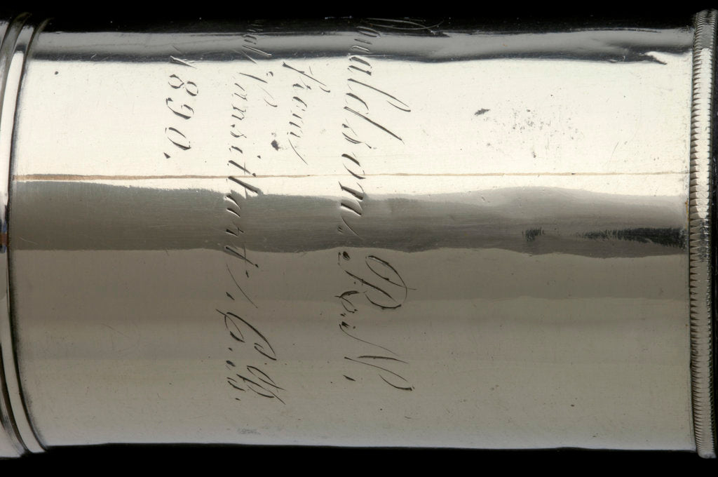 Detail of Officer of the Watch telescopic- sun shade inscription by unknown