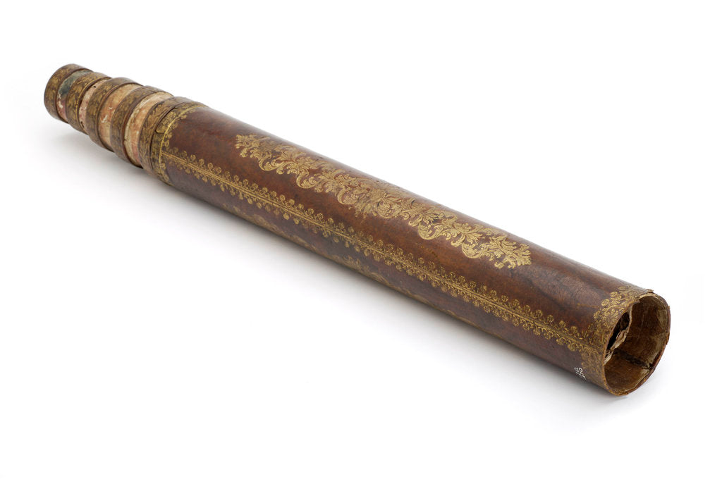 Detail of Portable telescope by unknown
