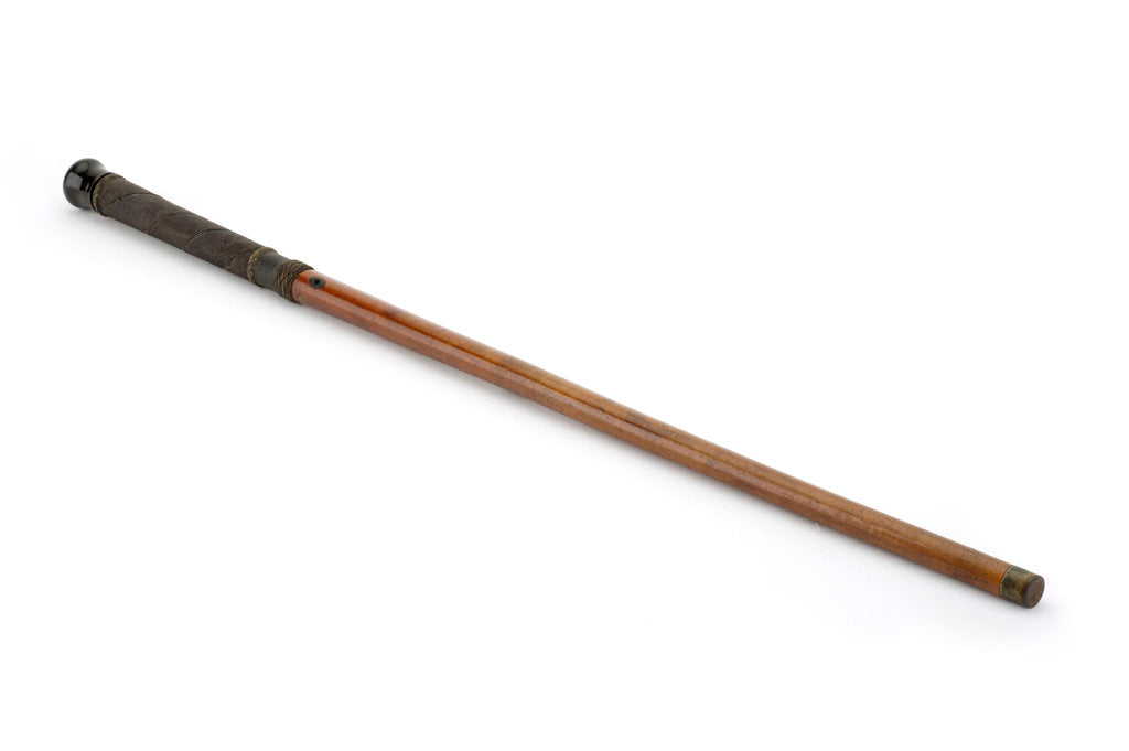 Detail of Walking stick telescope by unknown