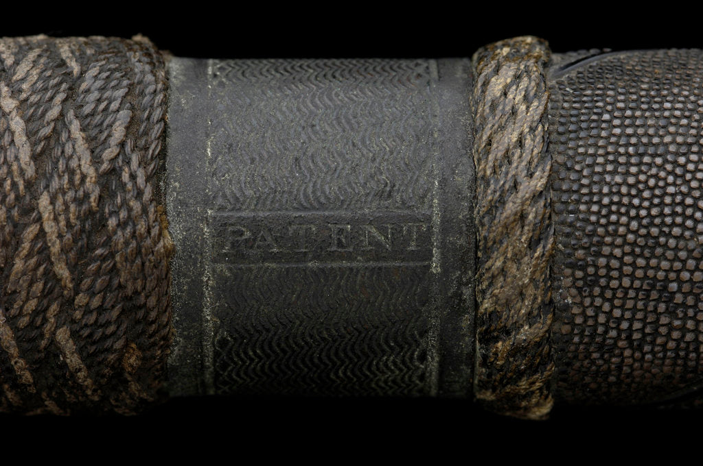 Detail of Walking stick telescope - inscription by unknown