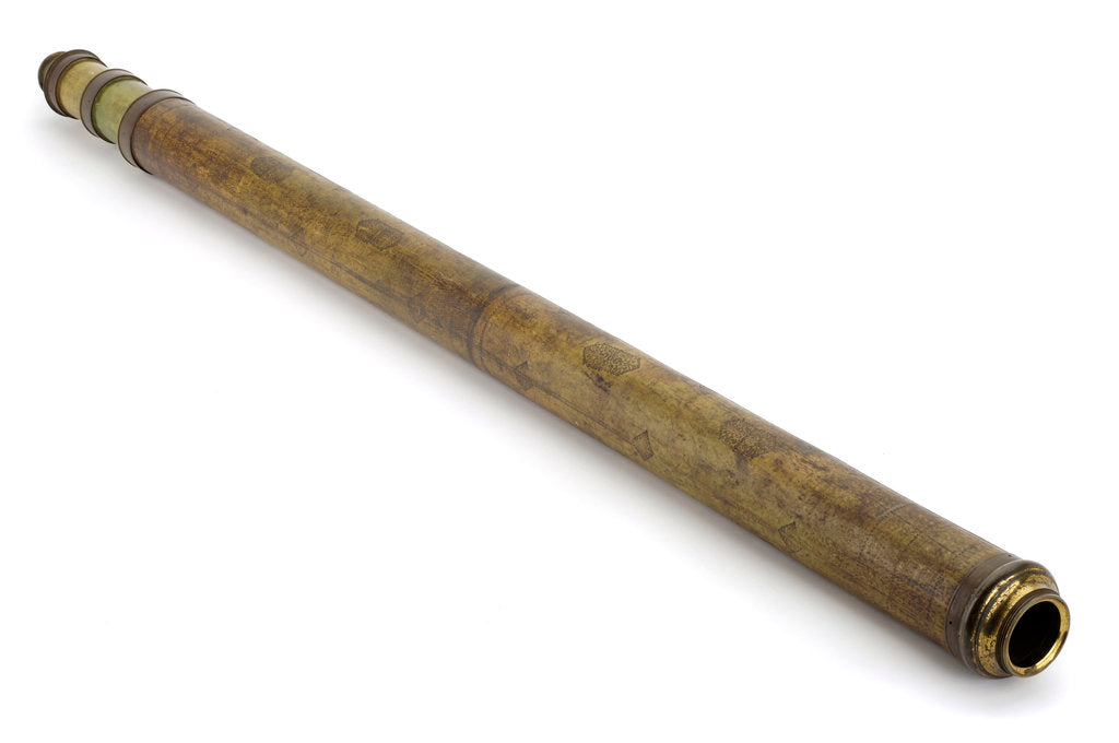Detail of Portable telescope by unknown