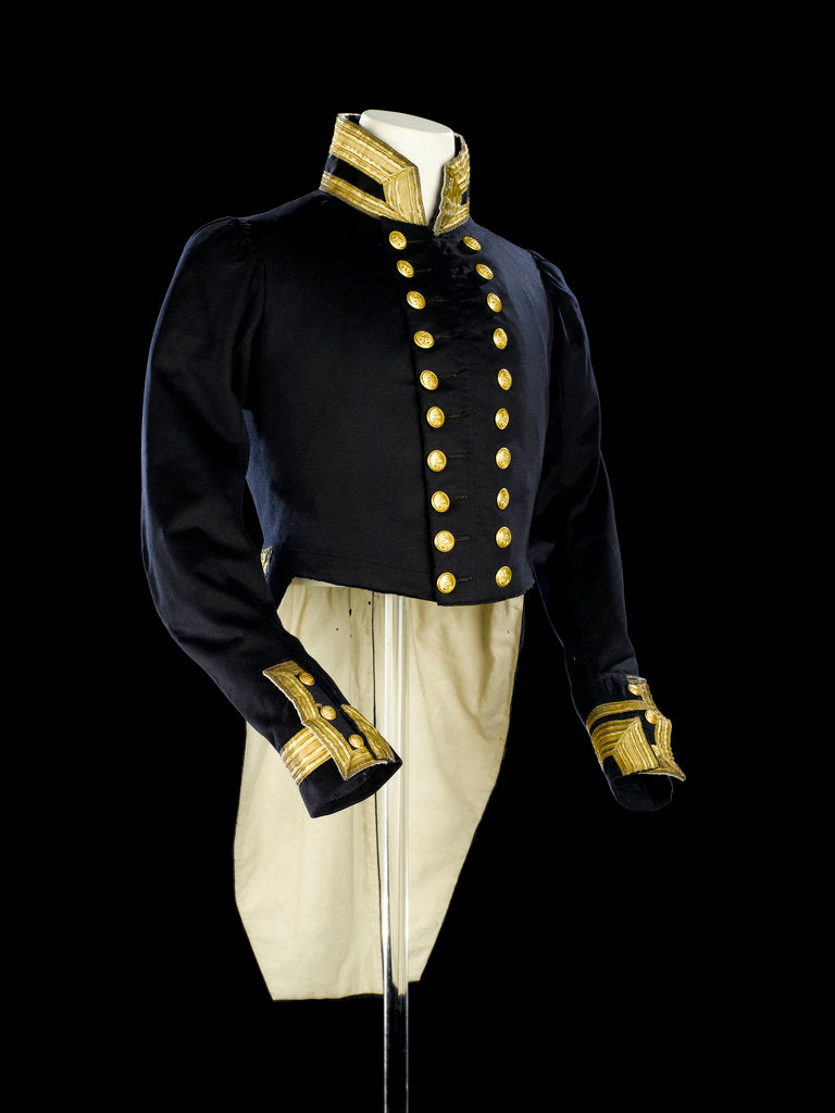 Detail of Full dress coat, Indian Naval uniform: pattern 1828 by Maynard & Harris