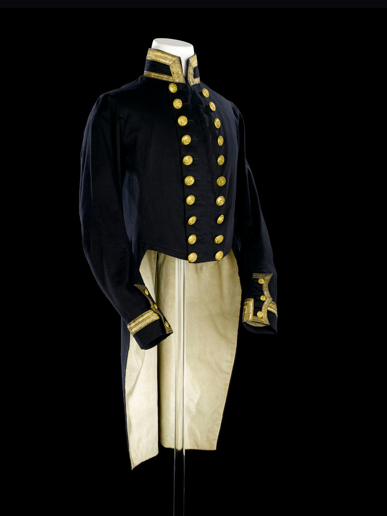 Detail of Full dress coat, Indian Naval uniform: pattern 1828 by Jennens