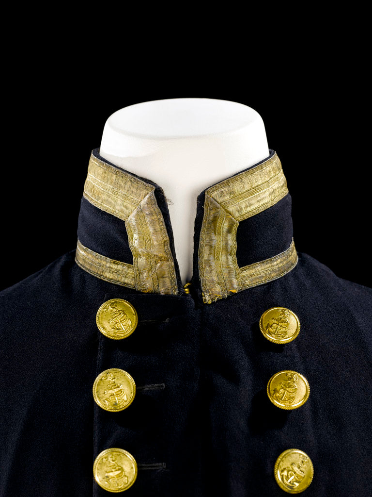 Detail of Full dress coat - collar, Indian Naval uniform: pattern 1828 by Jennens