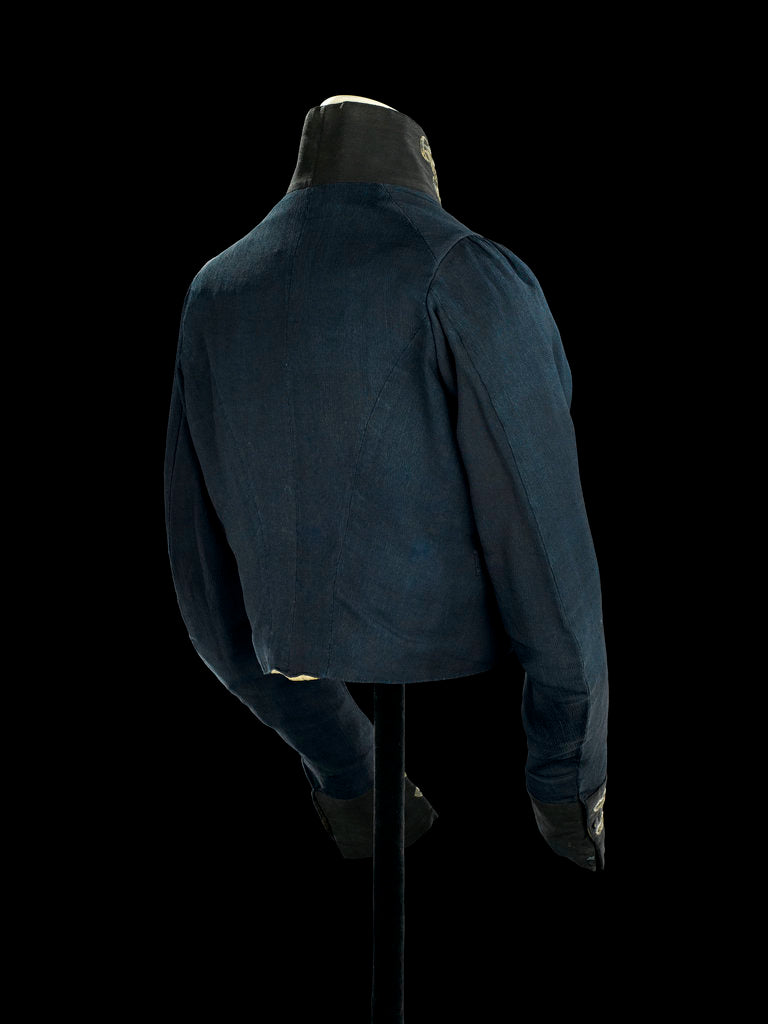 Detail of Round jacket - back, Honourable East India Company: pattern 1830 by unknown