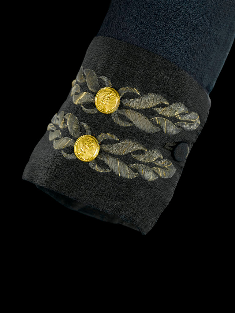 Detail of Round jacket - cuff detail, Honourable East India Company: pattern 1830 by unknown