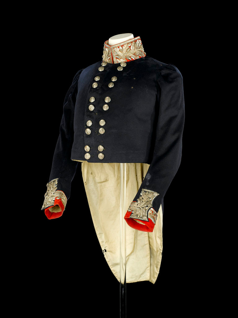 Detail of Full dress coat, Civil court dress: 1837 by Boggett & Co.