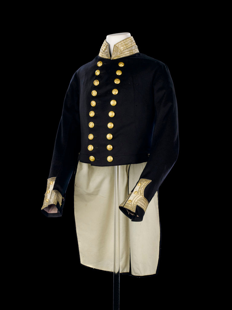 Detail of Full dress coat, Royal Naval uniform: pattern 1843 by Boggett & Reynolds