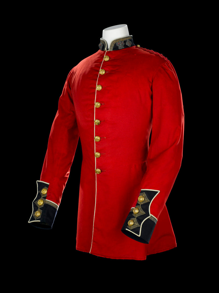 Detail of Tunic, Royal Marines Light Infantry uniform: pattern 1856-1863 by J. & C. Linney