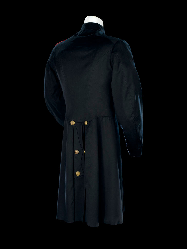 Detail of Frock coat - back, Royal Marines Light Infantry uniform: pattern 1856-1867 by Charles Jennens & Co.