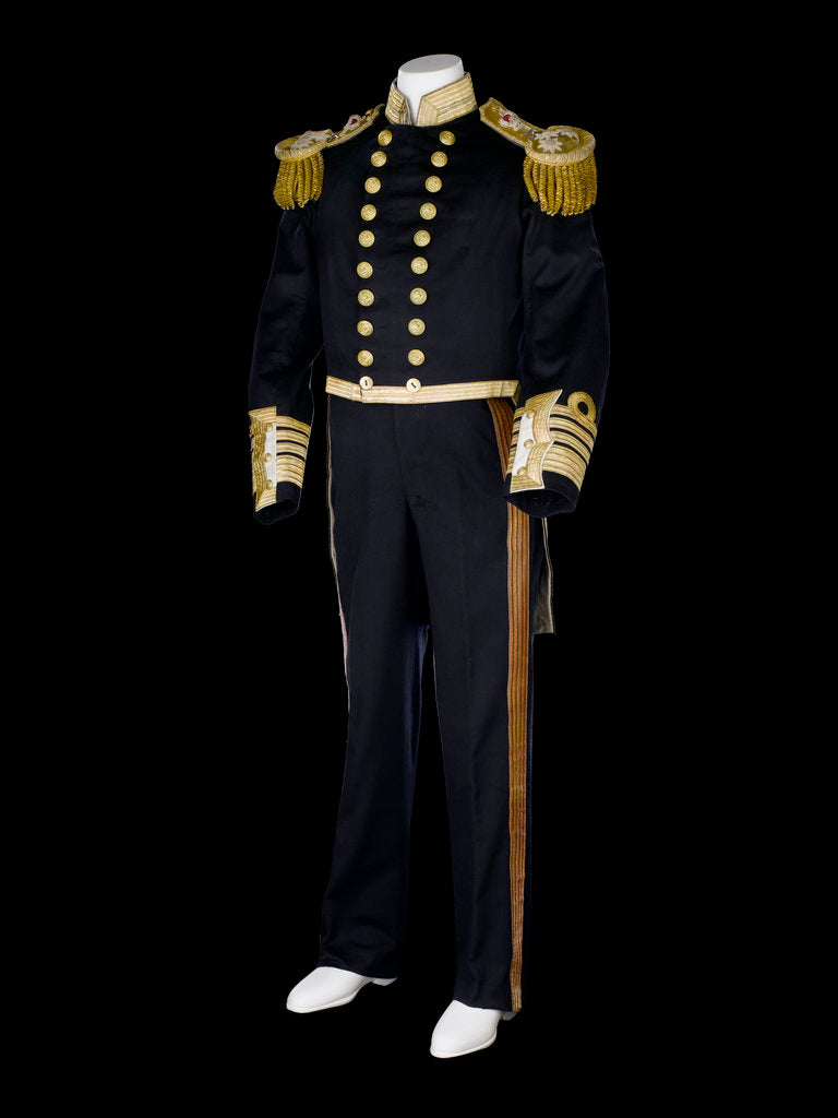 Detail of Full dress uniform, Royal Naval uniform: pattern 1856 by Jennens
