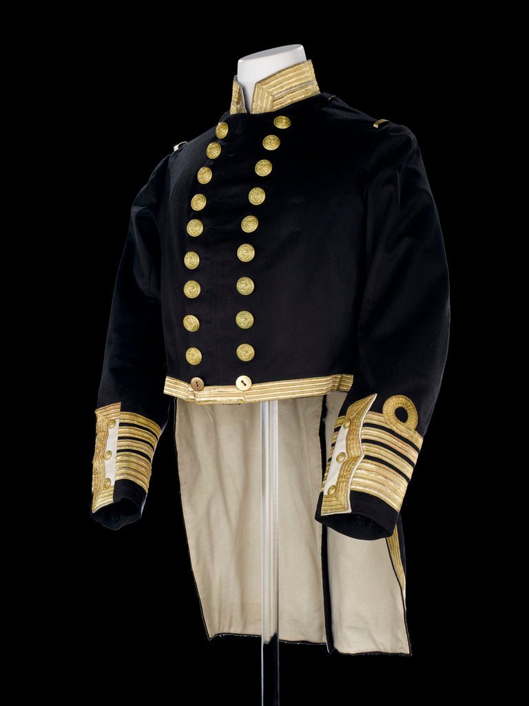 Detail of Full dress coat, Royal Naval uniform: pattern 1856 by Jennens