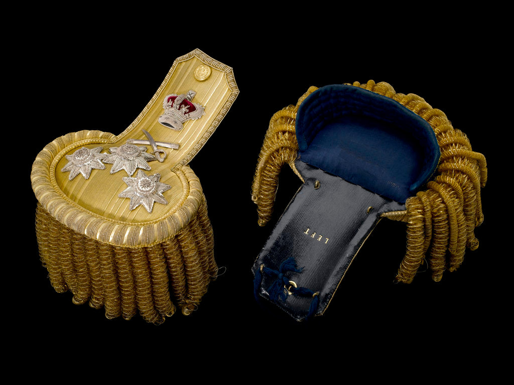 Detail of Royal Marines uniform: epaulettes by unknown