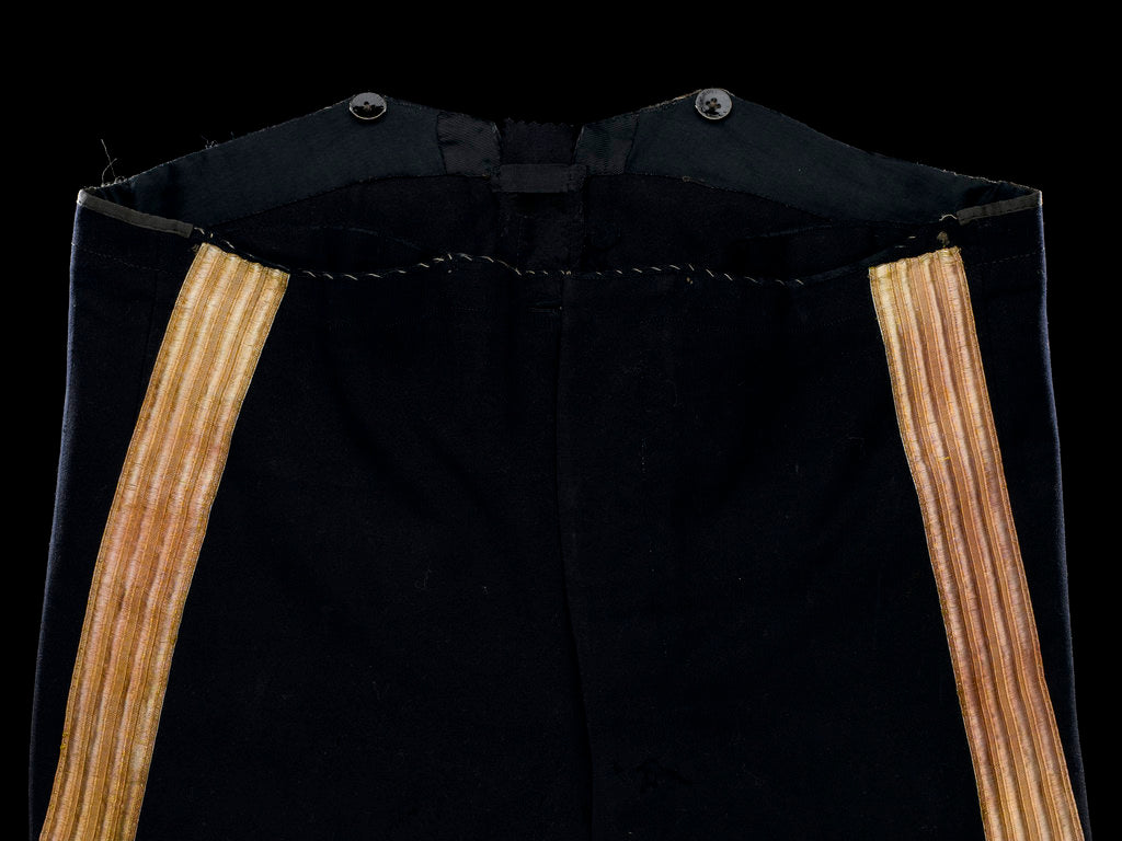 Detail of Full dress trousers, Royal Naval uniform: pattern 1856 by Landon & Co.