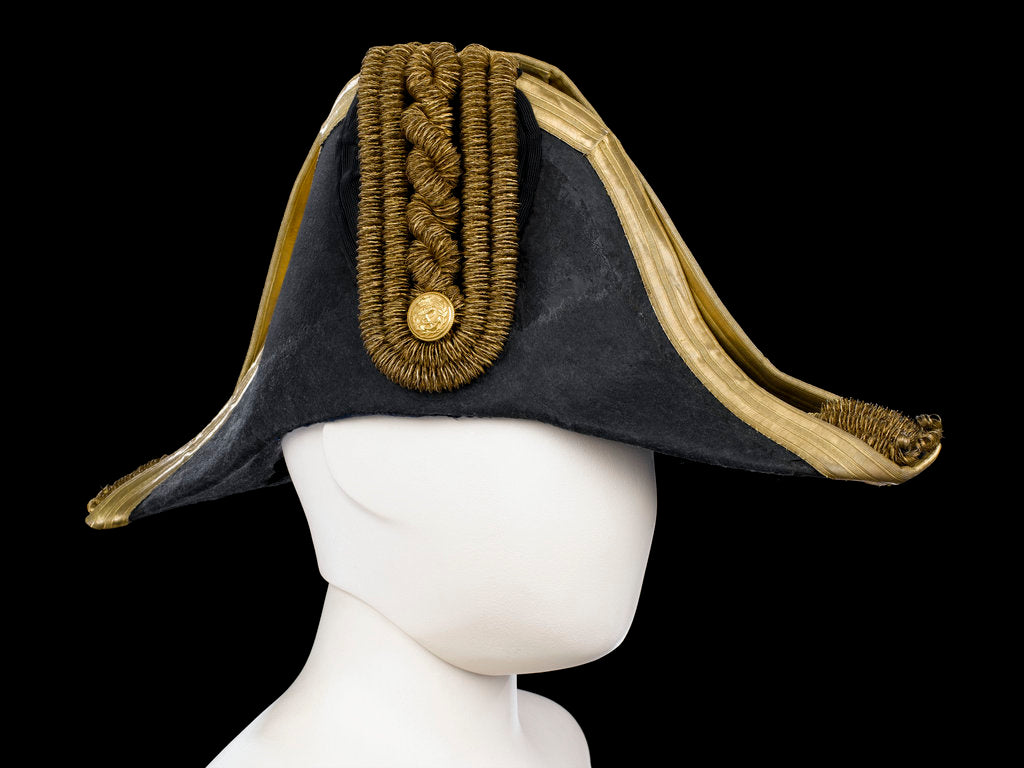 Detail of Cocked hat, Royal Naval uniform: pattern 1843-1879 by Christy's