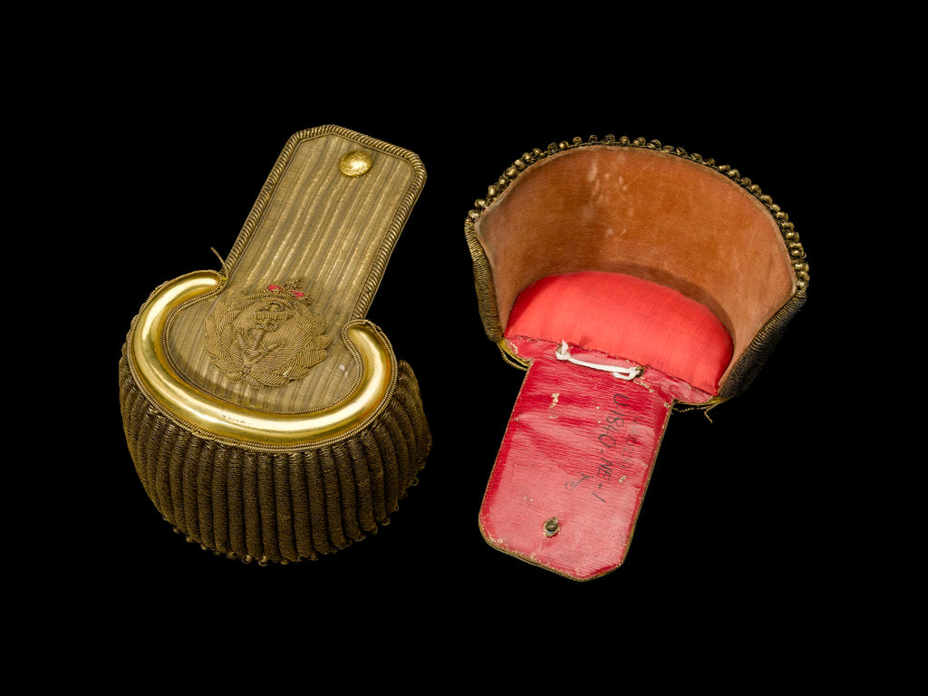 Detail of Royal Marines uniform: epaulettes by unknown