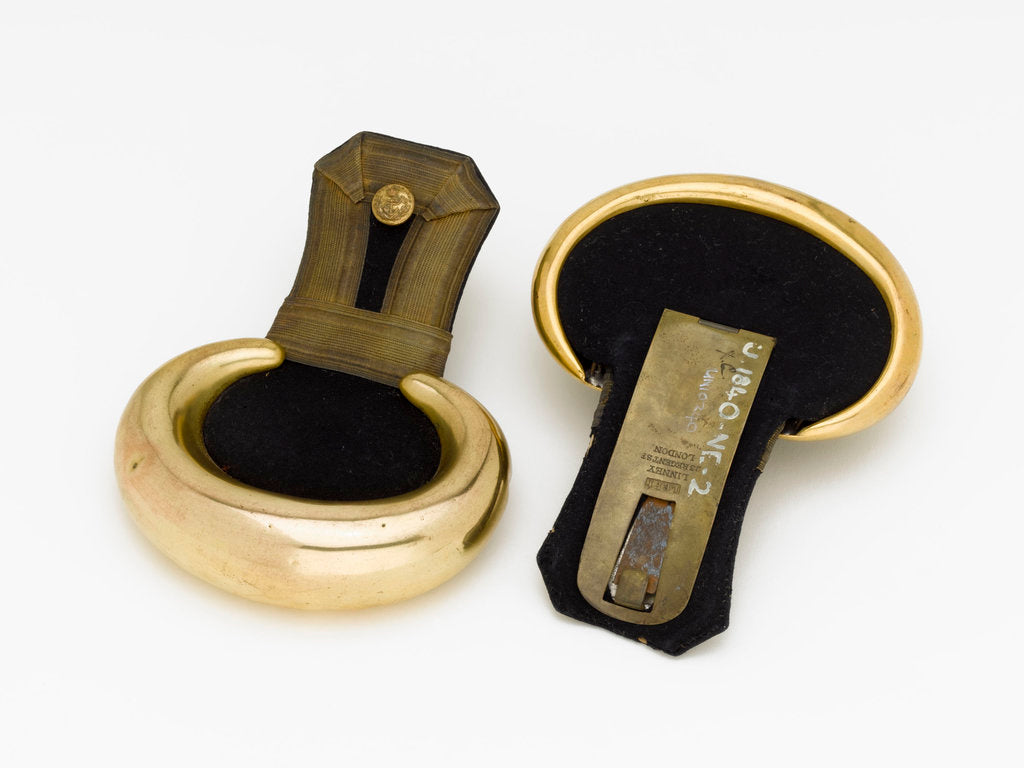 Detail of Royal Marines uniform: epaulettes by Linney