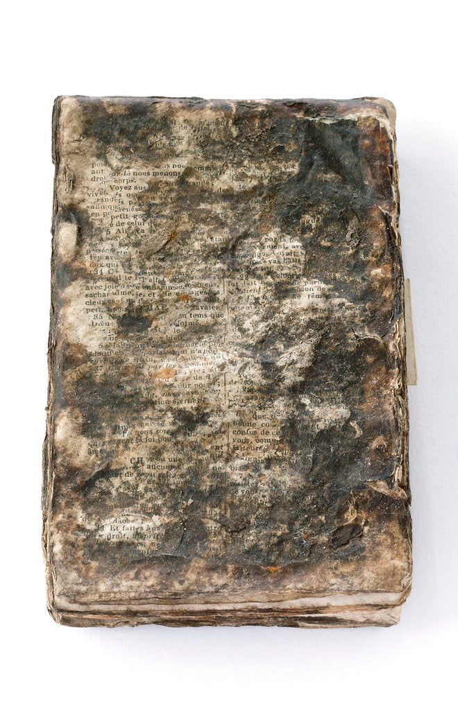 Detail of French New Testament' front by unknown