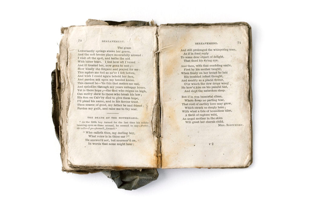 Detail of Christian Melodies' double page spread by Thomas Ward & Co.