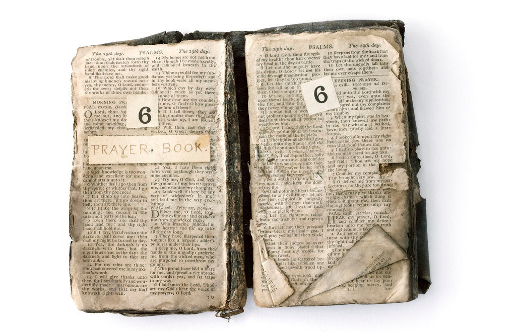 Detail of Prayer book - double page spread by unknown