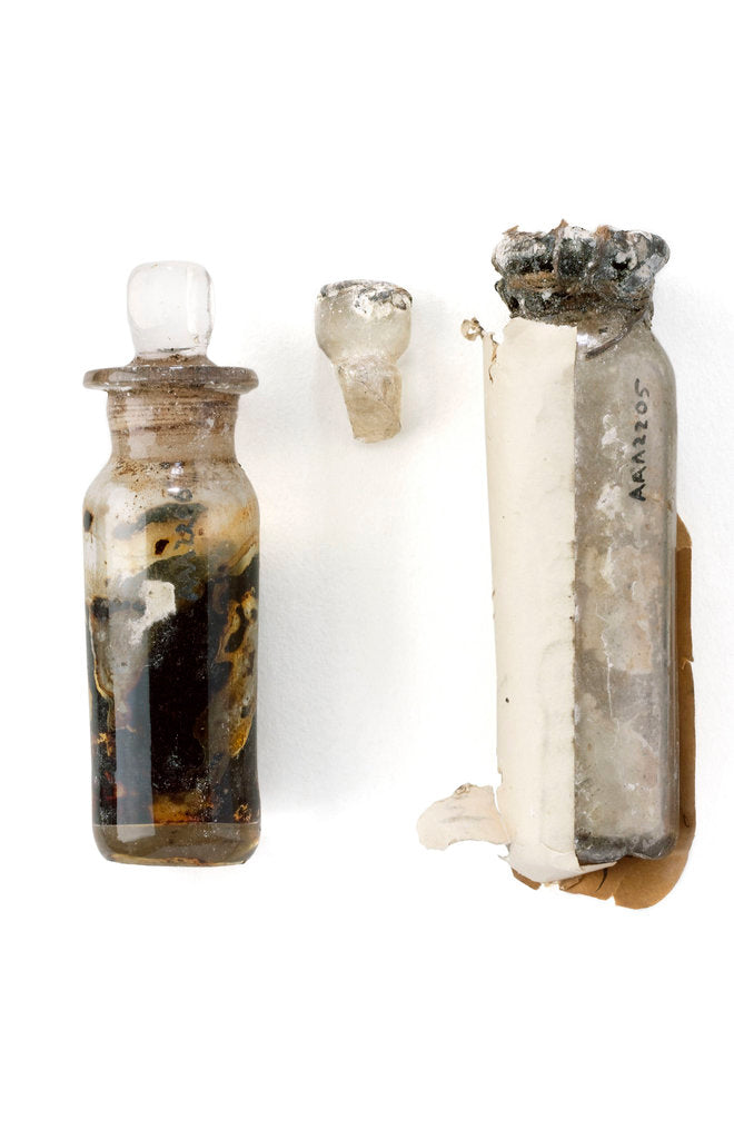 Detail of Two bottles by unknown