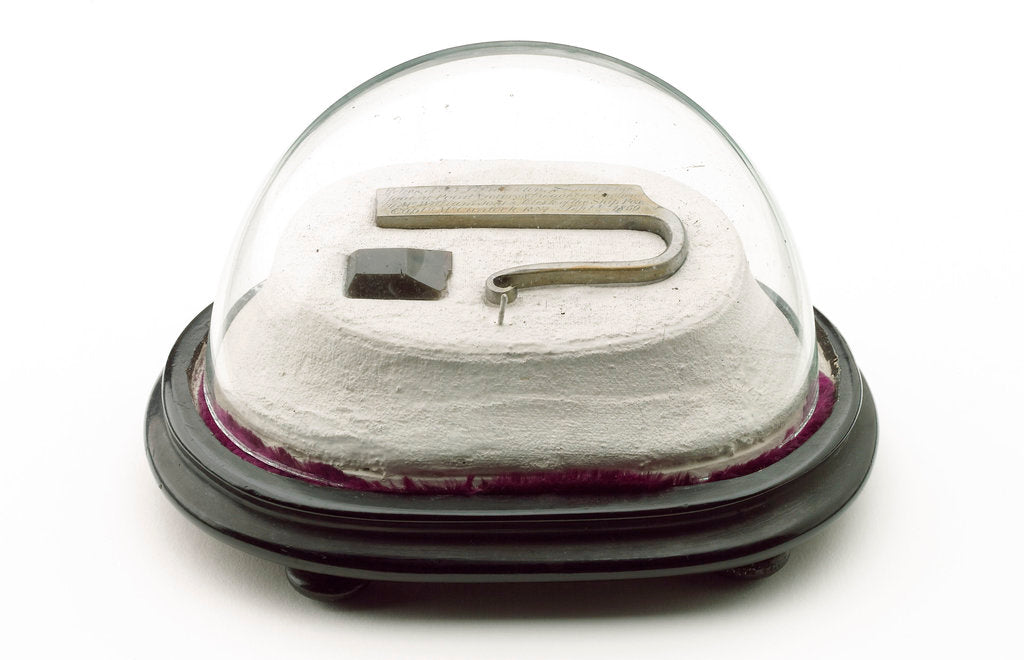 Detail of Flint and steel in case. 45 by unknown