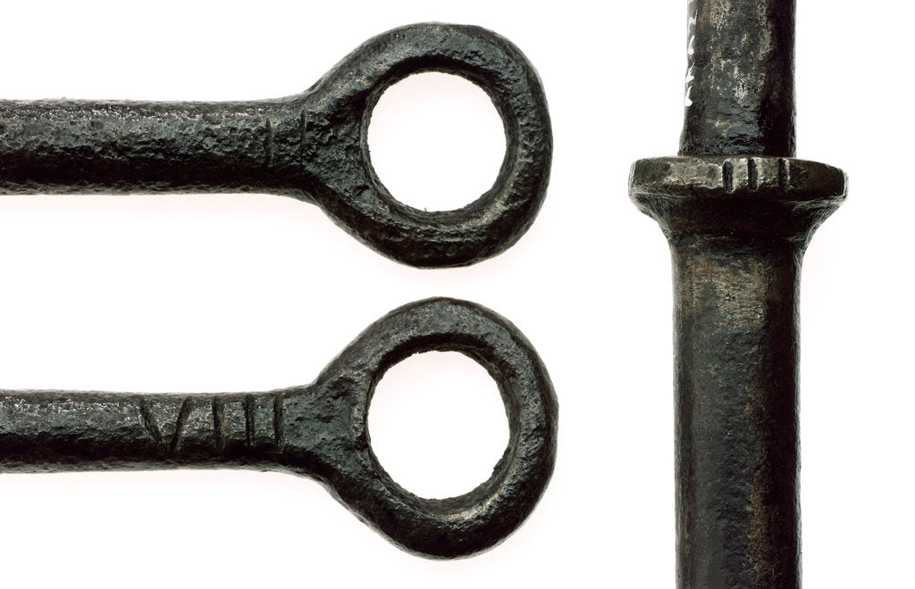 Detail of Stanchions: inscriptions by unknown