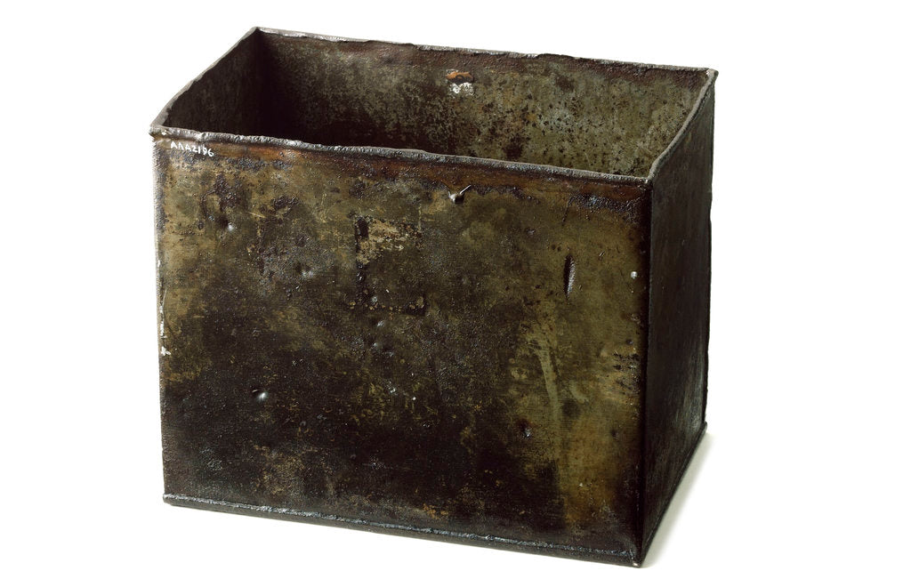 Detail of Pemmican tin - inscription by unknown