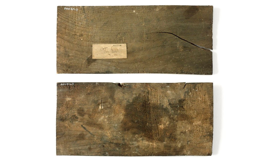 Detail of Elm boards by unknown