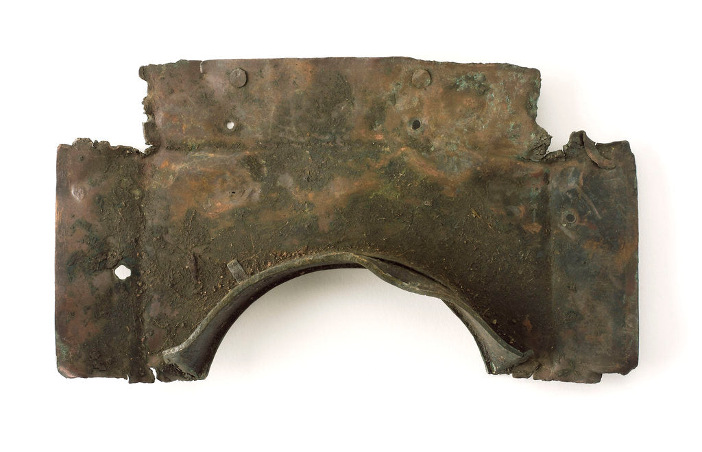 Detail of Fragments of copper sheet by unknown