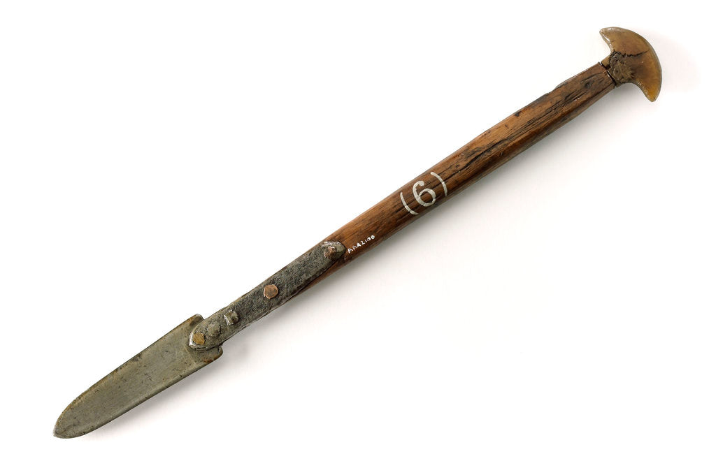 Detail of Snow knife by Inuit