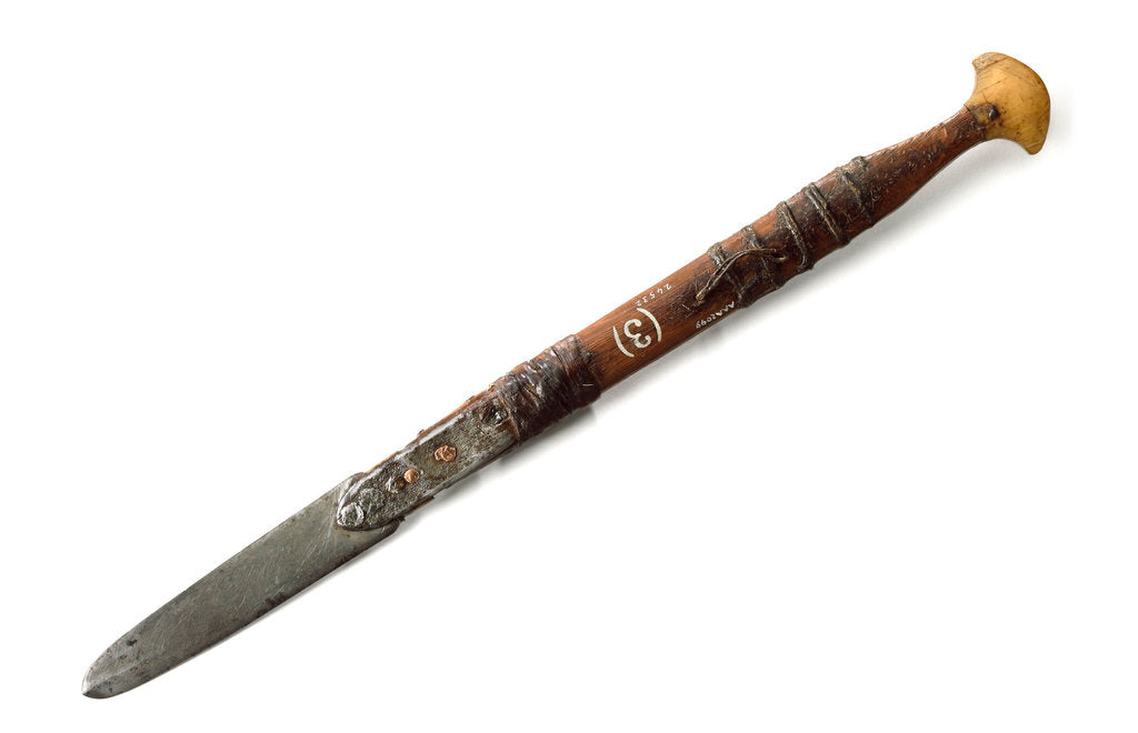 Detail of Snow knife by Inuit