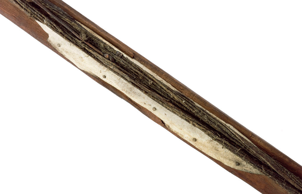 Detail of Bow, detail by Inuit