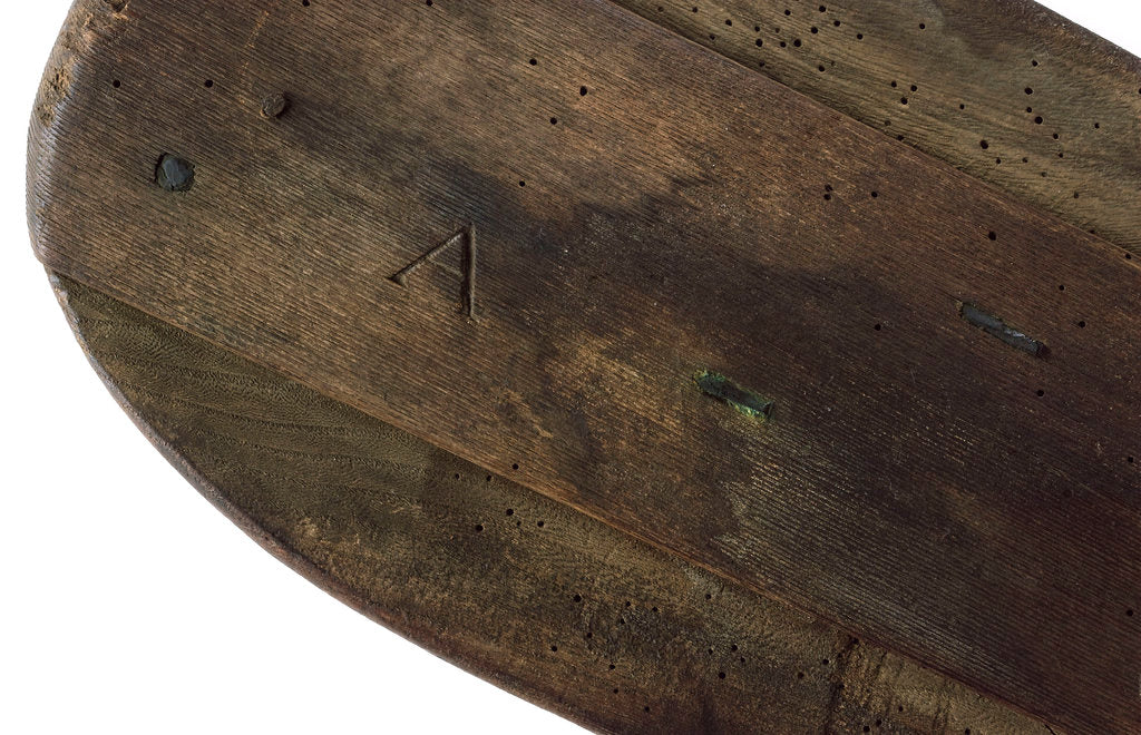 Detail of Paddle, inscription by unknown