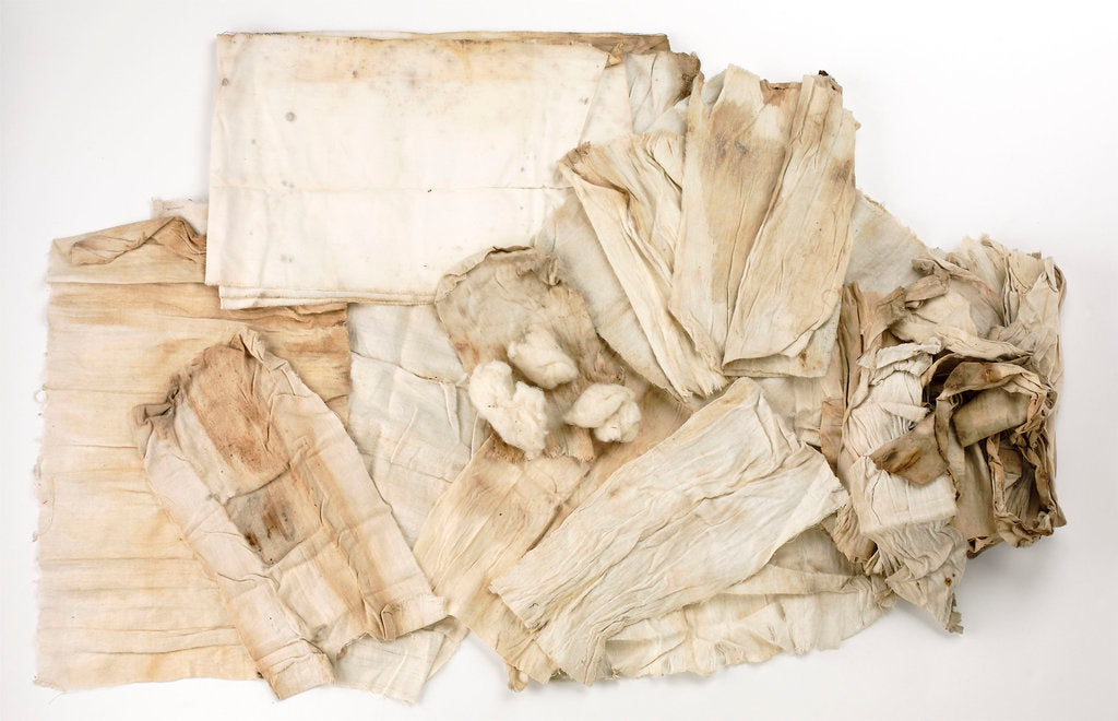 Detail of Bandages from medicine chest by unknown
