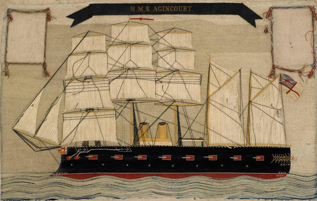 Detail of Woolwork picture by Alfred Edward Broughton